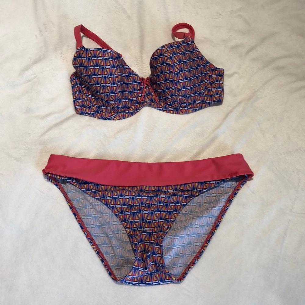 Cleo by Panache Pippa Swimsuit 32E Top S Bottoms